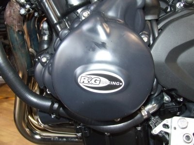 Kryt motoru, levý, TRIUMPH DAYTONA 675 / STREET TRIPLE, černý